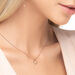 Halskette GENTLE CLOVER, 14 K Rosegold Bild 2