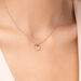 Halskette GENTLE HEART, 14 Karat Rosegold Bild 2