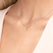 Halskette Tiny Dog Tag, 14 Karat Rosegold Bild 2