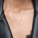 Halskette Clover mit Diamanten, 18 Karat Weigold Bild 2