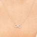 Halskette Infinity mit Diamanten, 18 Karat Weigold Bild 2