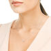 Halskette Infinity mit Diamanten, 18 Karat Weigold Bild 3