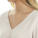 Halskette Circle Gro mit Diamanten, 18 Karat Gelbgold Bild 5