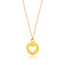 Halskette Heart, 14 K Gelbgold Bild 2