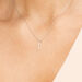 Halskette Small Bar, Diamant, 14 Karat Weigold Bild 5