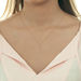 Halskette Bar Diamanten, 18 Karat Rosegold Bild 2