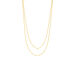 Halskette PURE Double, Diamant, 14 Karat Gelbgold Bild 4