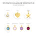 Initialen-Halskette mit 2 Buchstaben & Wunschanh�nger, 14 Karat Gelbgold Bild 5