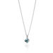 Halskette Cabochon, Blauer Topas, 14 Karat Weigold Bild 3