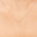 Halskette Letter Z, 14 K Rosegold mit Diamanten Bild 2