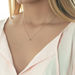 Halskette Cabochon, Blauer Topas, 14 Karat Rosegold Bild 4