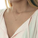 Halskette Cabochon, Rubin, 14 K Roségold Bild 2