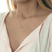 Halskette Cabochon, Rubin, 14 Karat Rosegold Bild 2