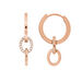 Creolen ETERNAL TOUCH, Diamanten, 14 Karat Rosegold Bild 4