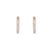 Creole mit Diamanten, 18K Rosegold Bild 2