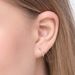 Creole Circle XS mit Diamanten, 12mm, 18 Karat Rosegold Bild 3