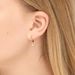 Creole PURE mit Diamanten, 18 Karat Gelbgold Bild 2