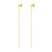 Ohrringe Ball Chain, 14 Karat Gelbgold Bild 3