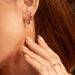 Creole Oval S mit Diamanten, 18 Karat Rosegold Bild 4