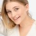 Creole PURE mit Diamanten, 18 Karat Rosegold Bild 3