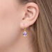 Ohrringe Amethyst, 14 Karat Gelbgold Bild 5