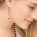 Ohrringe Platelet Kette, 14 Karat Gelbgold Bild 2