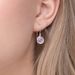 Ohrringe Rosenquarz, 14 Karat Weigold Bild 2