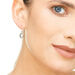 Ohrringe Blauer Topas, 14 Karat Rosegold Bild 2