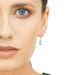 Ohrringe Blauer Topas, 14 Karat Rosegold Bild 4