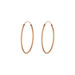 Creole Rund L, 40mm, 14 Karat Rosegold Bild 3