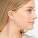Creole Rund L, 40mm, 14 Karat Rosegold Bild 2