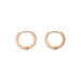 Mini Klappcreolen, 12mm, 14 Karat Rosegold Bild 3