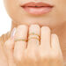Ring mit 5 Diamanten, 14 Karat Gelbgold Bild 2