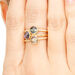 Ring Amethyst mit Diamanten, 14K Gelbgold, Gr.52 Bild 4