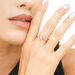 Ring Labradorit mit Diamanten, 14 Karat Weigold, Gr.52 Bild 5