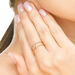 Ring Twist Smaragd, 14 Karat Rosegold Bild 2