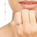 Ring Amethyst mit Diamanten, 14 Karat Rosegold Bild 4