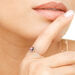Ring Amethyst mit Diamanten, 14 Karat Rosegold Bild 3