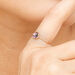 Ring Amethyst mit Diamanten, 14K Rosegold, Gr.52 Bild 5