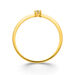 Verlobungsring Classic Solitair 0,04ct, 14K Gelbgold Bild 4