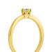 Verlobungsring Classic Solitair 0,14ct, 14 Karat Gelbgold Bild 2