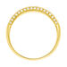 Ring DAZZLE mit Diamanten, 14 Karat Gelbgold 
