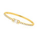 Verlobungsring mit Diamanten, Tiny Baguette, 14 Karat Gelbgold 