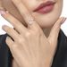 Ring Circle mit Diamanten, 18 Karat Weigold Bild 3