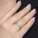 Ring Love mit Diamanten, 18 Karat Weigold, Gr.50 Bild 2