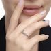 Ring Love mit Diamanten, 18 Karat Weigold, Gr.50 Bild 3