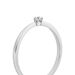 Verlobungsring Classic Solitair 0,04ct, 14K Weigold, Gr.50 Bild 2