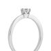 Verlobungsring Classic Solitair 0,14ct, 14K Weigold, Gr.52 Bild 2