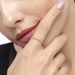 Ring Kugel, 18 Karat Weigold, Gre 50 Bild 2