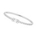 Ring mit Diamanten, Tiny Baguette, 14 Karat Weigold 